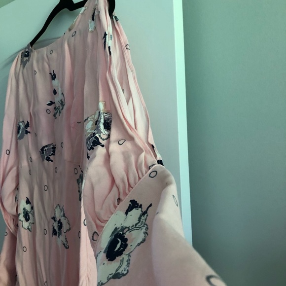 Free people peekaboo sleeve pink mini dress - Picture 4 of 4